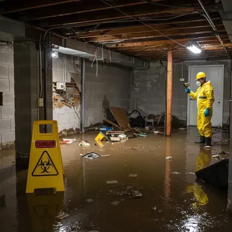 Flooded Basement Electrical Hazard in Lathrup Village, MI Property